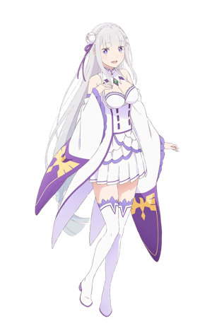 This is the Avatar Image for the Emilia/Satella Re zero (Lina Mendes) AI Voice and Text to Speech Generator